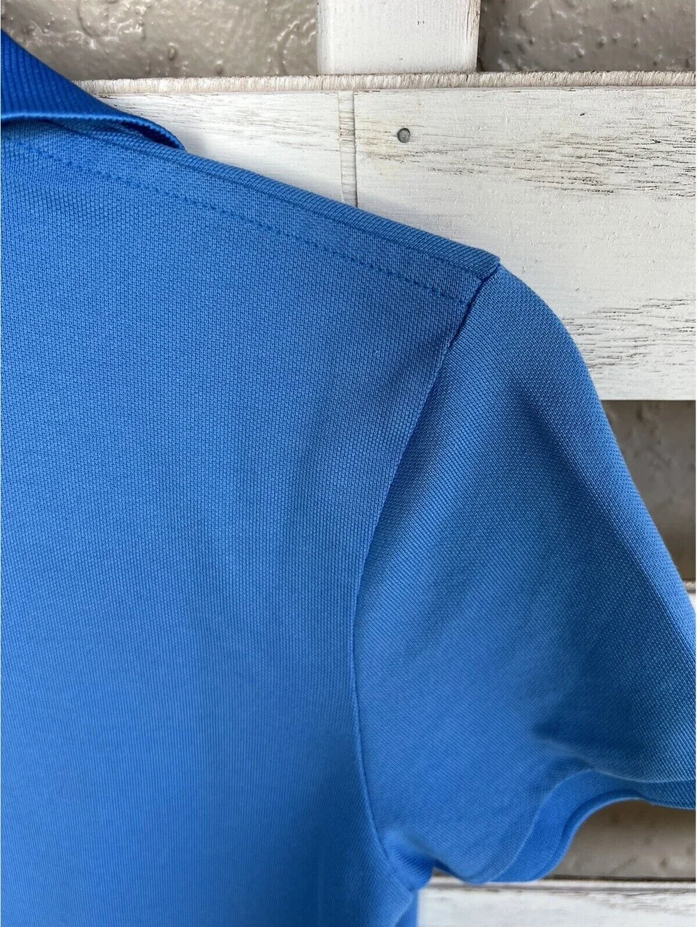 Ralph Lauren Golg Blue Pony Casual Polo Shirt Tailored Fit  Size S.